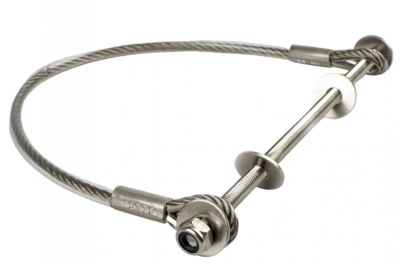 GIBIDI KFI500ING FALL ARREST CABLE (STAINLESS STEEL) - 500MM (WITH SHEATH + STAINLESS STEEL ROD)