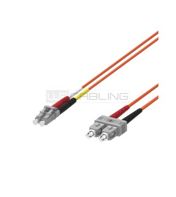 WP RACK WPC-FP2-5LCSC-005 BRETELLA FIBRA OTTICA MULTIMODALE, 50/125μ LC-SC, 0,5 M