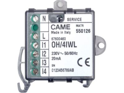 CAME 67600460 OH/4IWL 4-INPUT DIGITAL RADIO MODULE