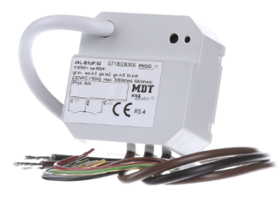 MDT JAL-B1UP.02 Attuatore per otturatore KNX 1 volta, 6 A, con 4 ingressi binari per leggere i contatti mobili
