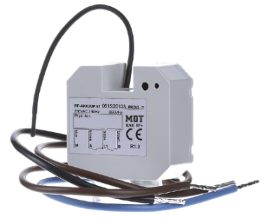 MDT RF-AKK2UP.01 Attuatore di commutazione radio KNX RF, 2 moduli RF-AKK2UP.01