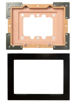 ELAN ITP-8-RBKT-BK Kit retrò per montaggio a incasso con pannelli touch per ITP-8 in nero