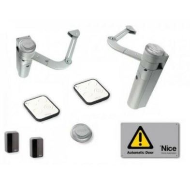 NICE WALKY2024BDKCE Bidirectional kit for the automation of swing gates with leaves up to 1.8 m