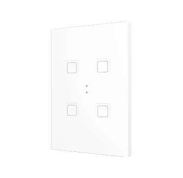 ZENNIO ZVITRXL4W Tecla RGB XL 4. Pulsante capacitivo in PC-ABS - 4