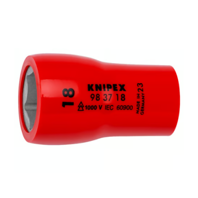 KNIPEX 98 37 18 Socket wrench for 18MM hexagonal screws