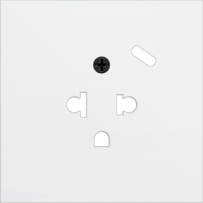 ZENNIO ZS70CEUA1USMW ZS70. EURO-AMERICAN SOCKET COVER WITH USB C