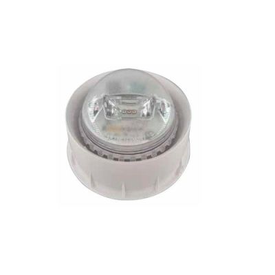 NOTIFIER WRA-PC-I02 Siren with flashing light with white body and pink LED