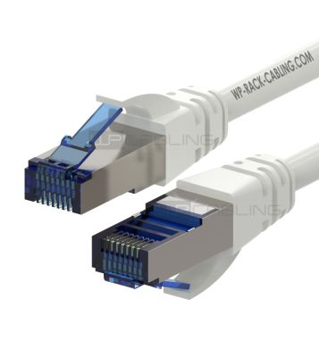 WP RACK WPC-PAT-5F005W CAT 5e F-UTP PATCH CABLE 0.5m WHITE