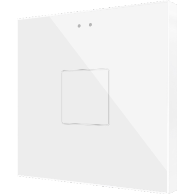 ZENNIO ZVIFR1W FLAT RGB 1. PULSANTE CAPACITIVO IN VETRO -