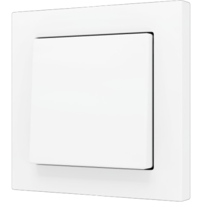 ZENNIO ZS551PB2MW ZS55. Simple Soft push button for 2 binary inputs