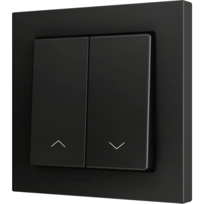 ZENNIO ZS552PB2SA ZS55. Double Soft push button for 2 binary inputs - Anthracite