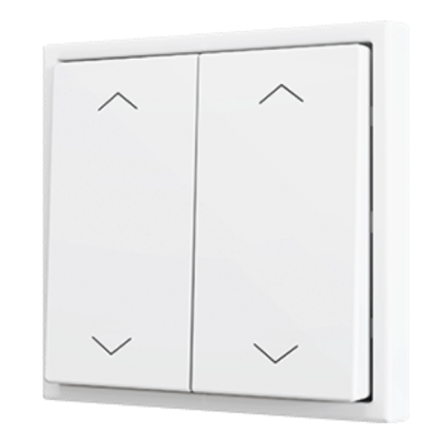 ZENNIO ZS70BCMW ZS70. Blind cover 70x70 mm - Matt white. Metallic