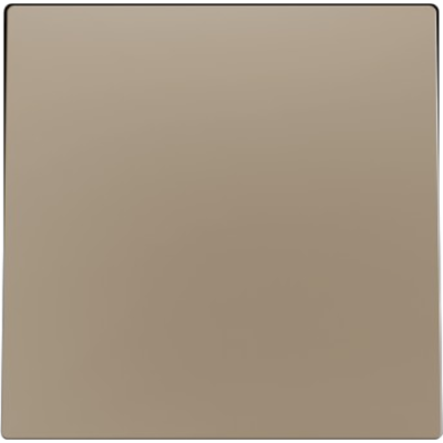 ZENNIO 830001704 ZS55. Single switch cover 55x55 mm - Champagne