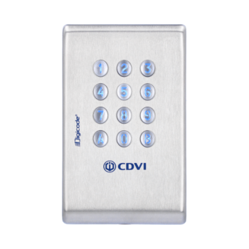 CDVI KCIENSBP Tastiera antivandalo in Inox retro-illuminata con elettronica integrata