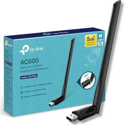 TP LINK ARCHER T2U PLUS ANTENNA WIFI USB PER PC