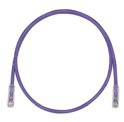 PANDUIT UTPSP1.5MVLY Patch Cord in Rame- Cat 6- Violet UTP Cable- 1.5 Meter