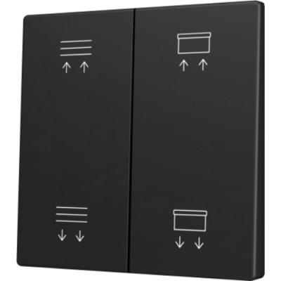 ZENNIO ZS70CSOFT24AC ZS70. Cover for Double KNX Soft push button 70x70