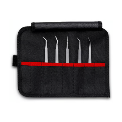 KNIPEX 92 00 03 Precision SMD tweezer set, 5 pcs