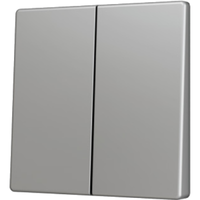 ZENNIO ZS55CSOFT22S ZS55. Cover for Double KNX Soft push button 55x55
