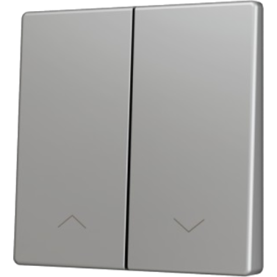 ZENNIO ZS55CSOFT22SHS ZS55. Cover for Double KNX Soft push button 55x55