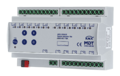 MDT AKK-1616.03 Attuatore di commutazione 16 volte per automazione domestica KNX AKK-1616.03