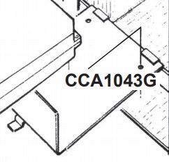 RIB CCA1043G SPORTELLO Q. EL. NORMAL GRIS90