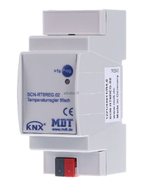 MDT SCN-RT8REG.02 8-fold temperature controller 2TE, REG - Room thermostat for bus system SCN-RT8REG.02