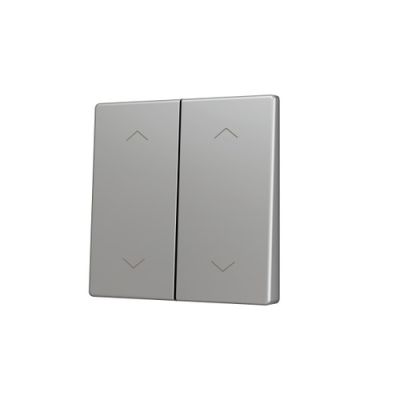 ZENNIO ZS55CSOFT24SHS ZS55. Cover for Double KNX Soft push button 55x55