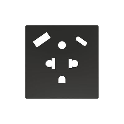 ZENNIO ZS55CEUA2USA ZS55. Euro-American socket cover with USB C and A