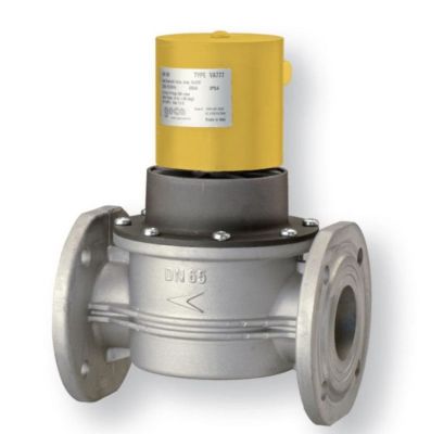 TECNOCONTROL AVD65FO Automatic gas solenoid valve - Size DN65 - Pmax 360 mbar - Power supply 230Vac - Quick opening