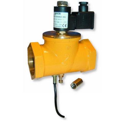 TECNOCONTROL VR423 Manual reset solenoid valve 230Vac NC 1 inch and 1/4 + magnetic sensor