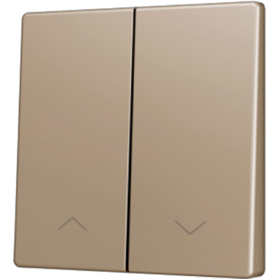 ZENNIO ZS55CSOFT22SHC ZS55. Cover for Double KNX Soft push button 55x55