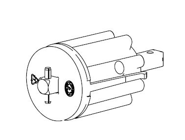 NICE 575.13060 Cap with retractable pin for Acmeda S60|80