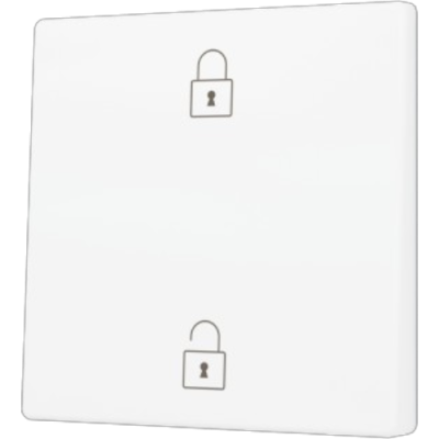 ZENNIO ZS55CSOFT12MWC ZS55. Cover for Simple KNX Soft push button 55x55