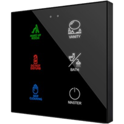 ZENNIO ZVIFR6 FLAT RGB 6. PULSANTE CAPACITIVO IN VETRO