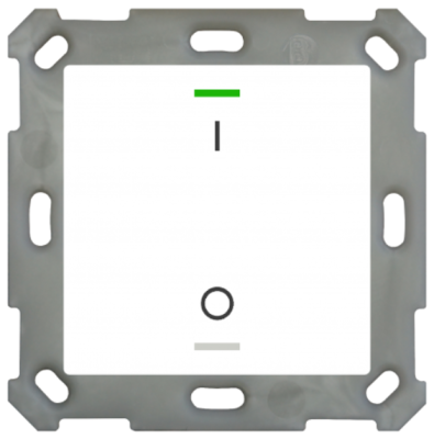 MDT BE-TAL55T1.B1 BE-TAL55T1.B1: Push Button Lite 55 1-volte, RGBW, Bianco - Finitura lucida