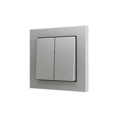 ZENNIO ZS552PB2SC ZS55. Double Soft push button for 2 binary inputs