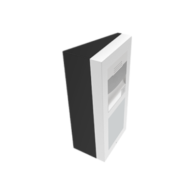 ZENNIO ZVPWBPLA2 GetFace IP - Surface installation - Wedge Backplat