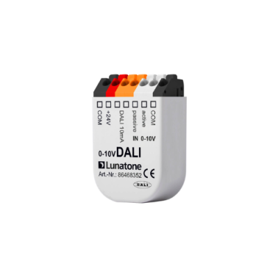 LUNATONE 86468352-110 Converter 0-10V (active/passive) to DALI (10mA), c