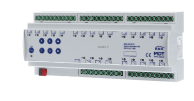 MDT AKK-2416.03 EIB, KNX, attuatore di commutazione 24 volte, 12SU MDRC, 16A, 230VAC, compatto, 70µ