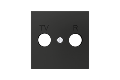ZENNIO 830001505 Cover Presa TV-R/SAT ZS55, antracite