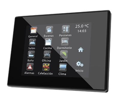 ZENNIO ZVI-Z41PRO-AP Touch Z41 Pro, PVC cornice antracite