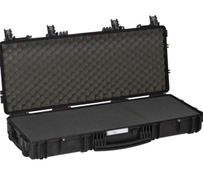 GT LINE 9413.B 94 cm long suitcase, black with pre-cubed sponge