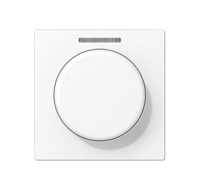 JUNG A1540BFKO5WWM Mascherina con uscia luce per pulsante rotativo KNX- bianco alpino opaco
