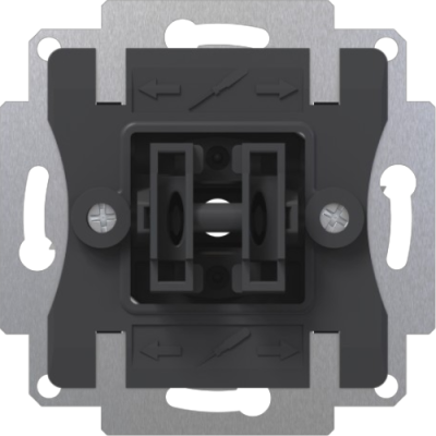 ZENNIO 8300034 ZS55. Double two-way rocker switch insert 10 AX /