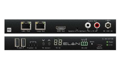 EL-4K-VIP-RX Ricevitore video over IP A/V over IP ELAN 4K con breakout audio