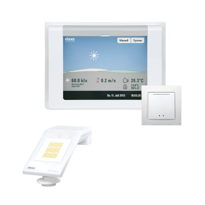 ELSNER 60124 Sistema di controllo dell'edificio WS1000 Color-10-bianco per 10 azionamenti 230 V