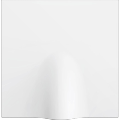 ZENNIO ZS70CCOMW ZS70. Cable outlet cover 70x70 mm - Matt white