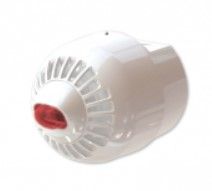 ARITECH FIRE ASW367W Outdoor multi-tone piezo-electronic siren with high base for cable passage for ceiling installation complete with flashing light