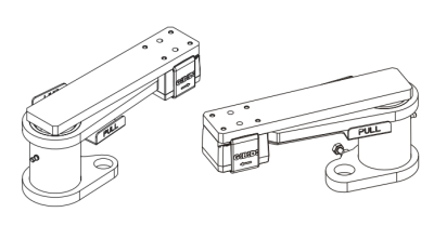 GIBIDI AJ00720 RIGHT EXTERNAL RELEASE LEVER GROUP FOR GROUND
